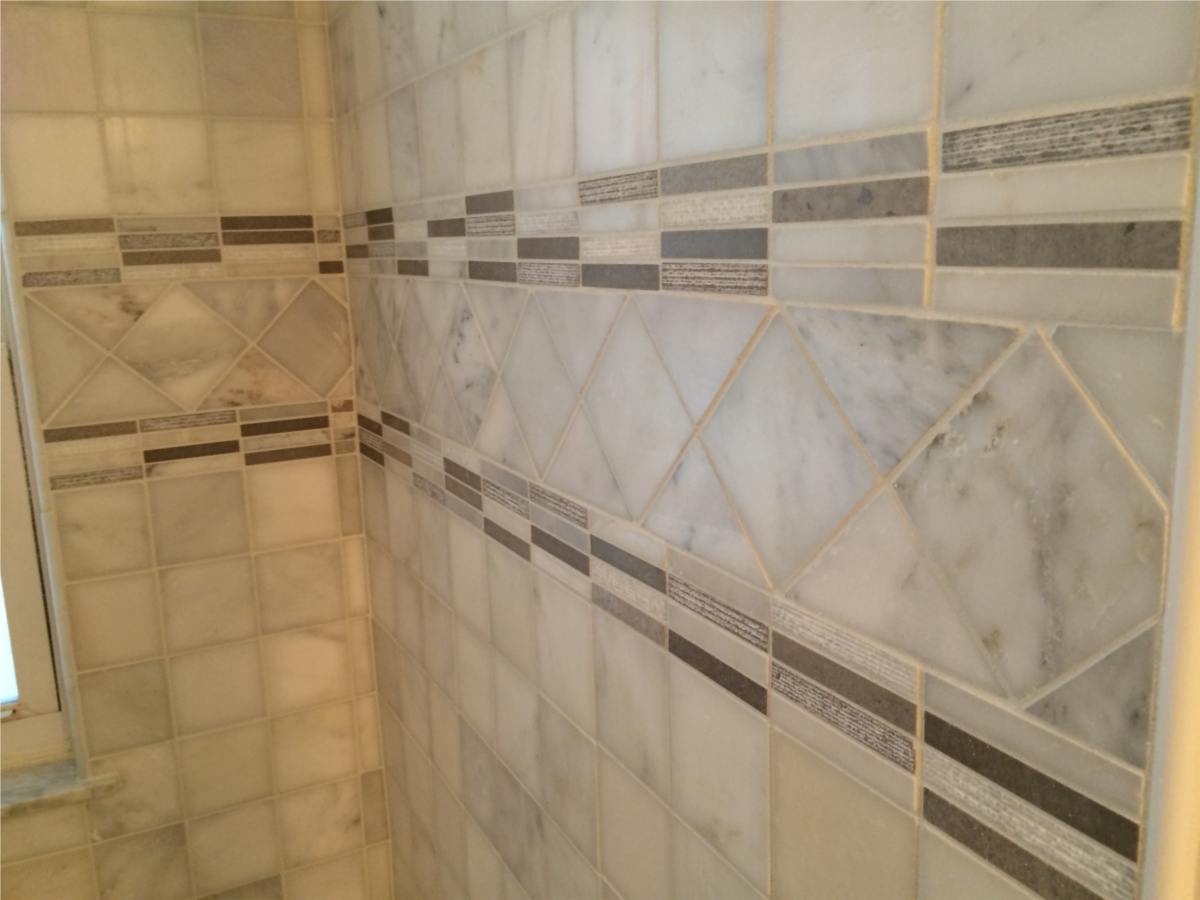 4×4 Marble Shower