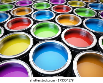 paint-cans-color-palette-260nw-173334179